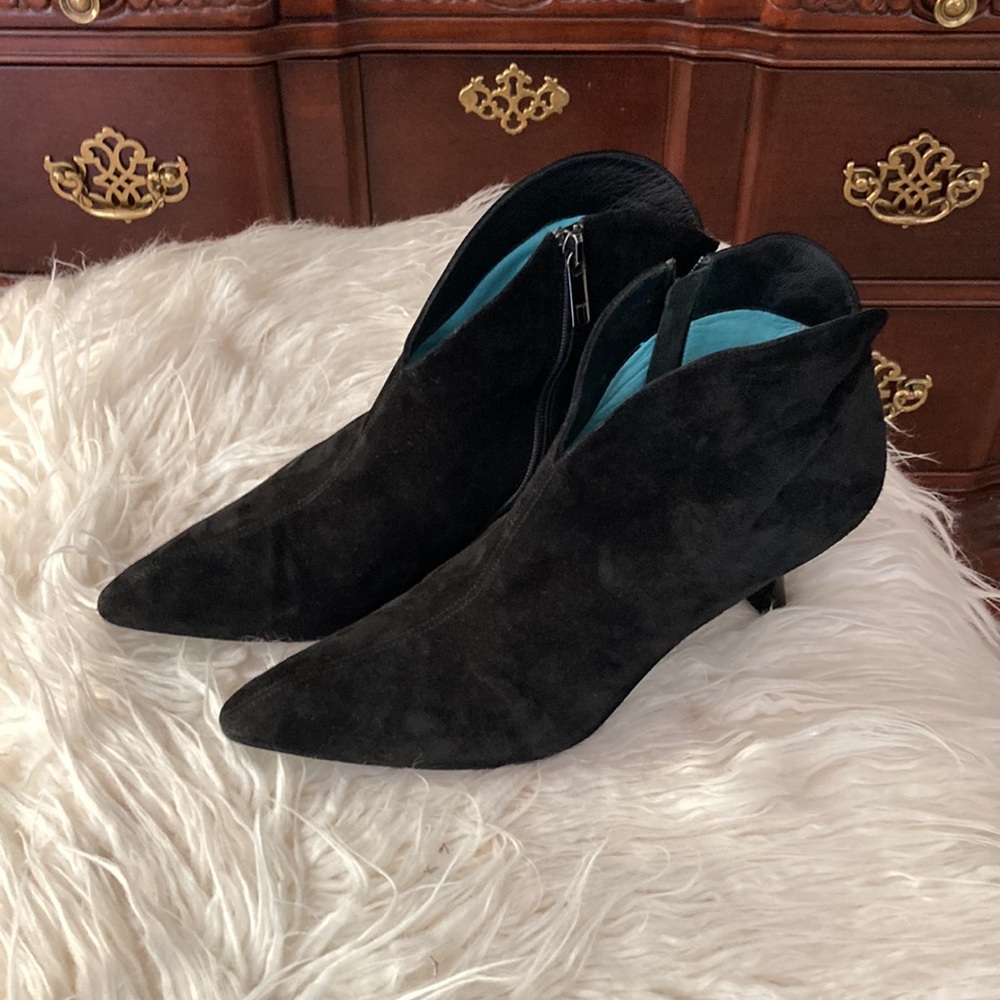 Thierry Rabotin  Black Suède Boots